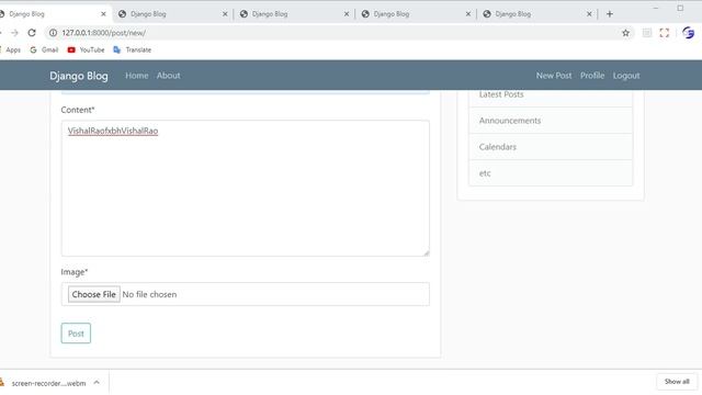 Blog App LIKe A Social Networking APP | Created With PYthon | python Django Social Network App смотреть онлайн