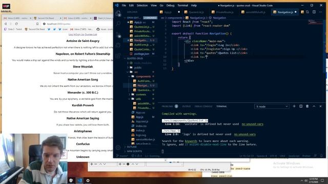 Making a React CRUD app with Context API and JWT authentication in React in 60 mins смотреть онлайн