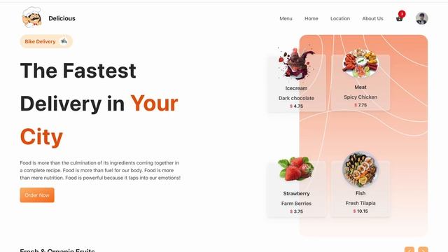 DELICIOUS - Restaurant Full Stack Web App | React | Google Authentication | Tailwind CSS | Firebase смотреть онлайн
