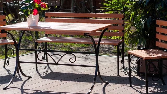 Скамейки и кресла для дачи от Фабрики Интерьерной Ковки смотреть онлайн