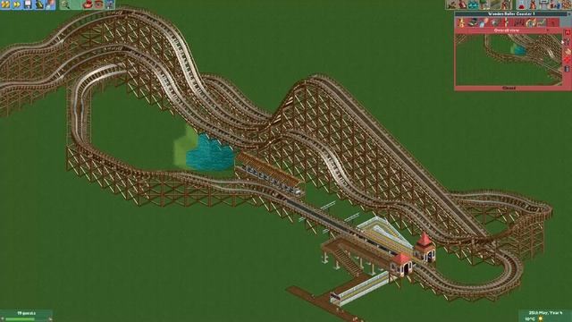 Git Gud at OpenRCT2 #47: Making a realistic wooden rollercoaster! смотреть онлайн