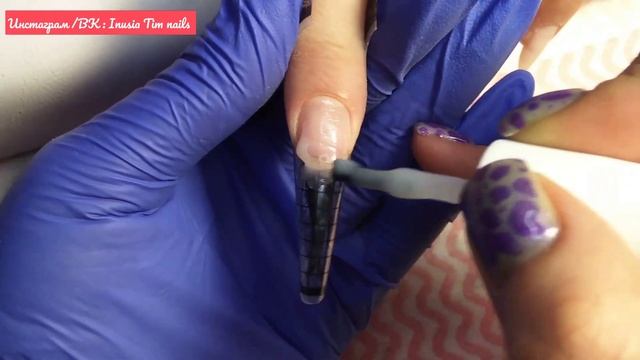 Ремонт Ногтя Полигелем с АлиЭкспресс/Наращивание Гелем из флакона ?/Опаловые Ногти?/Стемпинг, Потал