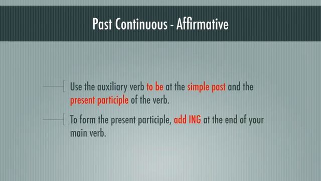 Past Continuous смотреть онлайн
