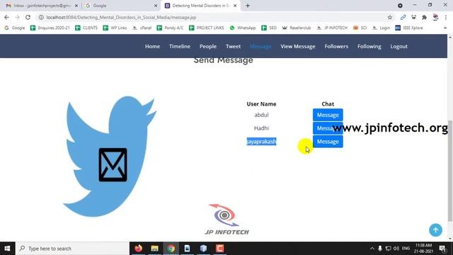 Detecting Mental Disorders in Social Media Through Emotional Patterns | Java Final Year IEEE Projec смотреть онлайн
