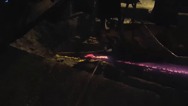 Открытие чугунной летки бур-машиной смотреть онлайн