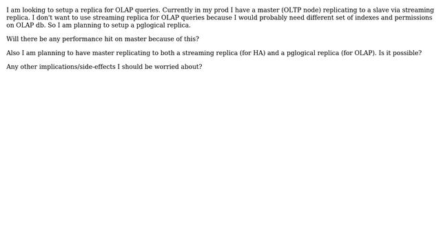 Databases: pglogical for OLAP queries смотреть онлайн