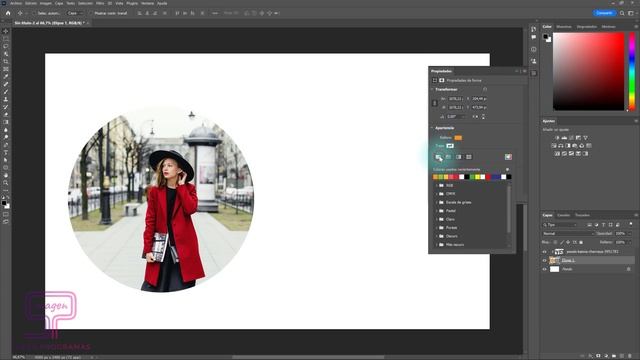 ¡Facilísimo! ? Insertar IMAGEN en CÍRCULO en Photoshop смотреть онлайн