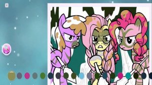 Пони раскраска. My little pony. Мой маленький пони. Часть 25.