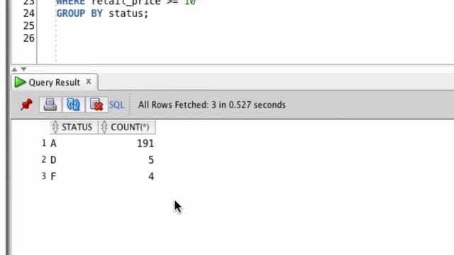 Oracle COUNT Function смотреть онлайн