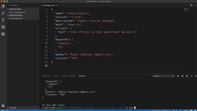 Урок 6 - Что такое NPM смотреть онлайн