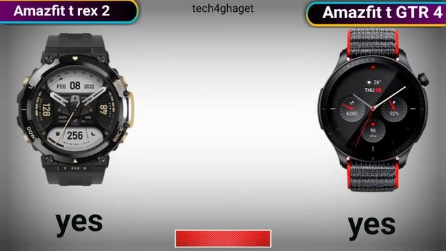 Amazfit T-rex 2 Vs Gtr 4 - Amazfit Gtr  4 - Vs - Amazfit Trex 2  - Amazfit Gtr 4 Specs