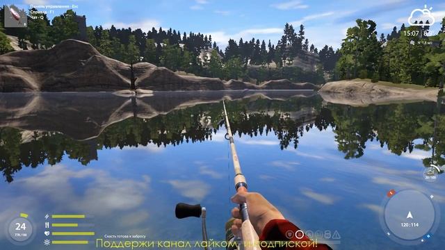 Русская рыбалка 4.Озеро Куори .Ловим с Причала!