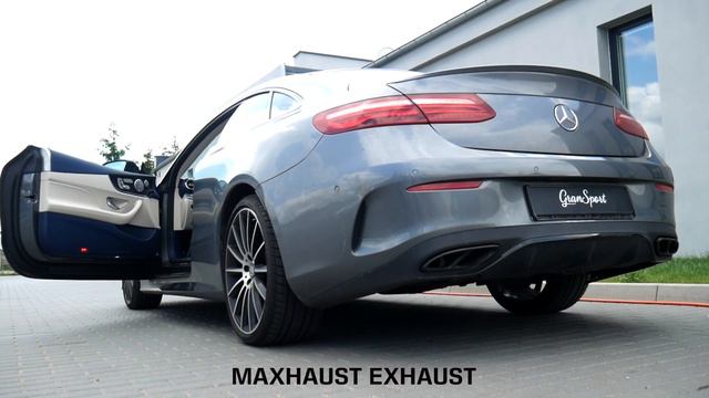 Mercedes-Benz E300 benzyna C238 - aktywny układ wydechowy MAXHAUST - wydech смотреть онлайн