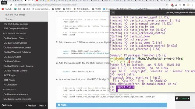 使用CARLA探索自動駕駛的世界！-3 安裝ros2 bridge смотреть онлайн