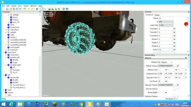ЗАМЕНА КОЛЕС И ДОБАВЛЕНИЕ ДЕТАЛИ В МОДЕ FS 2015 смотреть онлайн