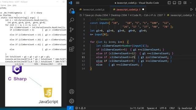 C sharp, Java, Javascript, Python - ижил тал, 4н програмчлалын хэл смотреть онлайн