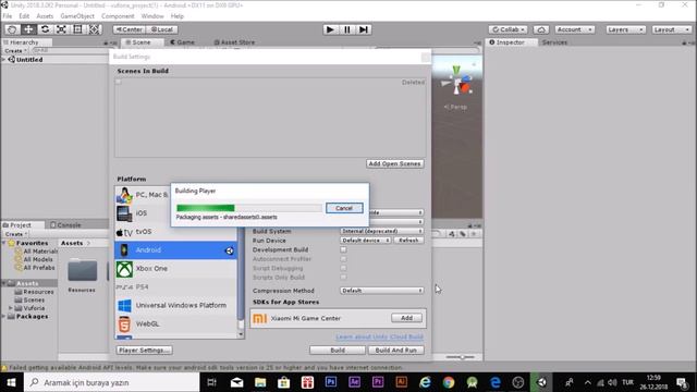 Unity AR build and run button greyed out (SOLUTİON) смотреть онлайн