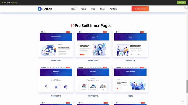 Softek Software & IT Website ★ WordPress Themes & Templates ★ смотреть онлайн