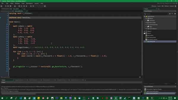 Outline Shaders - Sobel Filters - GameMaker Tutorial