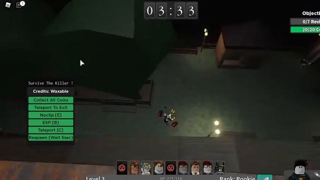 Survive The Killer OP GUI Script смотреть онлайн