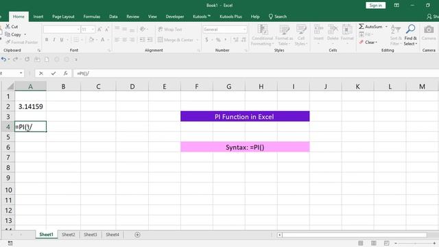 How to Use Excel PI() Function in Office 365? GeekExcel смотреть онлайн