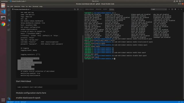 How to monitor system metrics using elasticsearch metricbeat 7.x | Metricbeat tutorial for beginner смотреть онлайн