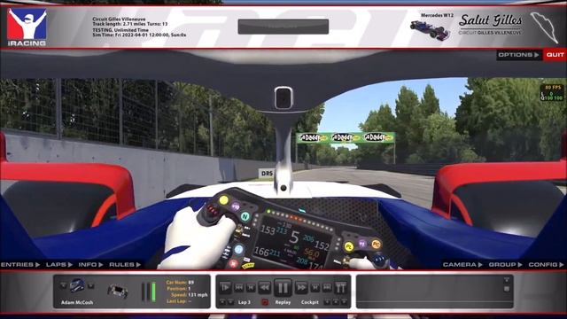 How to F1 - iRacing - Mercedes-AMG W12 F1 - Circuit Gilles Villenueve смотреть онлайн