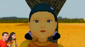 ЧЕЙ КАЛЬМАР КРУЧЕ? ? ИГРА В КАЛЬМАРА SQUID GAME ! Poppy AMONG US Хагги ФНФ Сирена Валеришка