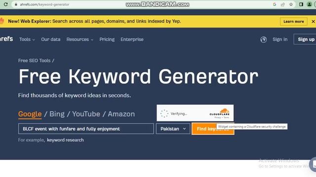AHREFs website for SEO key generator website tutorial смотреть онлайн