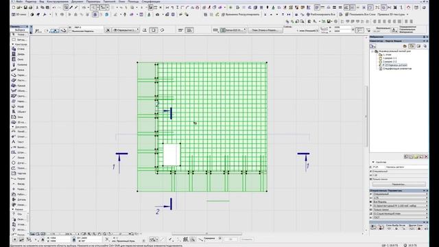 Армирование железобетонных конструкций в ArchiCAD смотреть онлайн