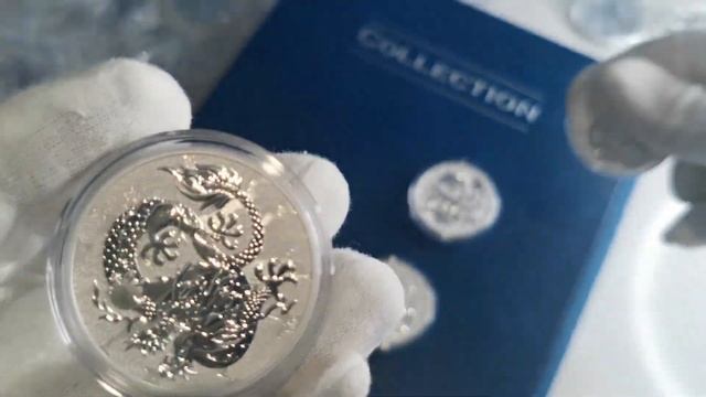 Серебряная монета Дракон и Жемчужина! Серия "Мифы и Легенды" смотреть онлайн