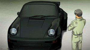 PORSCHE 911(964 TURBO) BLACKBIRD из аниме ВАНГАНСКАЯ ПОЛНОЧЬ