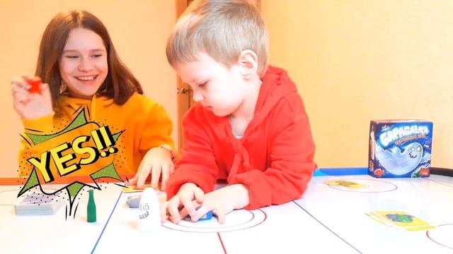 Настольная игра барабашка помогает учить цвета | Варя и Макс смотреть онлайн
