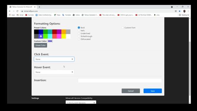 How to use the TELLRAW COMMAND (Basics) in Minecraft (JAVA) смотреть онлайн