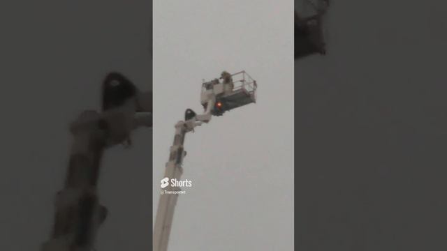 Проверяют автовышку Мерседес на работоспособность #Shorts #mercedes #мерседес смотреть онлайн