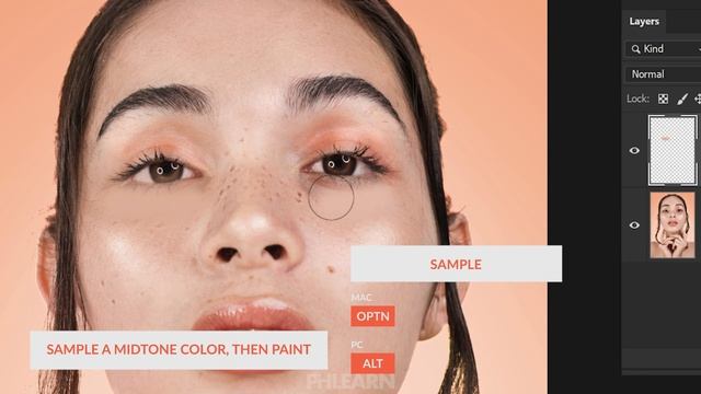How to Remove Dark Circles in Photoshop | Quick Tips смотреть онлайн