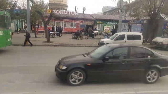 От Улицы Ленинградской до Затулинки на троллейбусе\\Троллейбус 8///ДТП смотреть онлайн