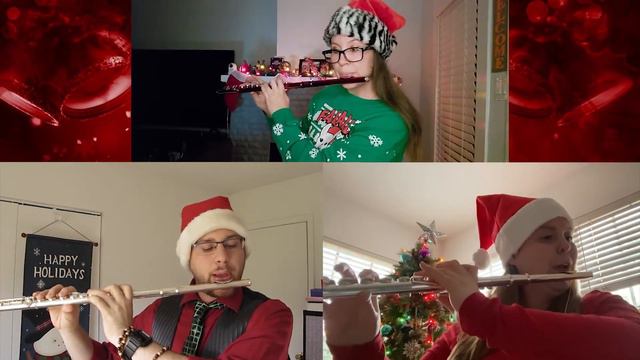 Jingle Bells Flute Trio | Jingle Bells Flute Cover | Flute Christmas Music