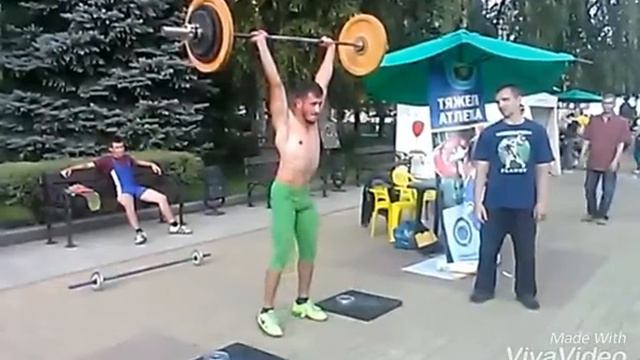 Ярмарка спорта в парке Щербакова, показательные выступления по Тяжелой Атлетике смотреть онлайн