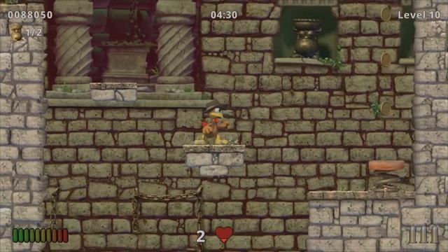 Crazy Chicken Jump and run Traps and Treasures PS5 60FPS No Commentary смотреть онлайн