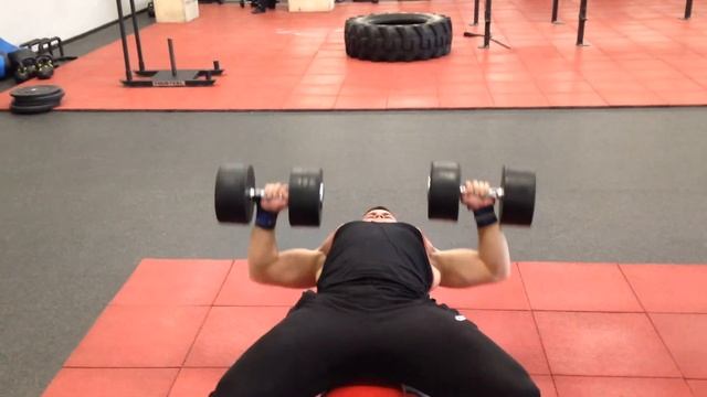 Dumbbell press 50 kg / Жим гантелей смотреть онлайн