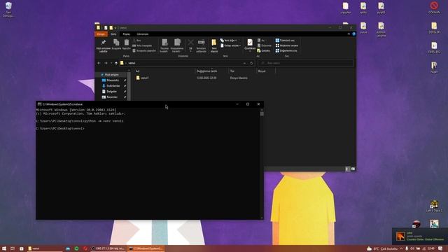 Python Virtual Environments oluşturma(venv) смотреть онлайн