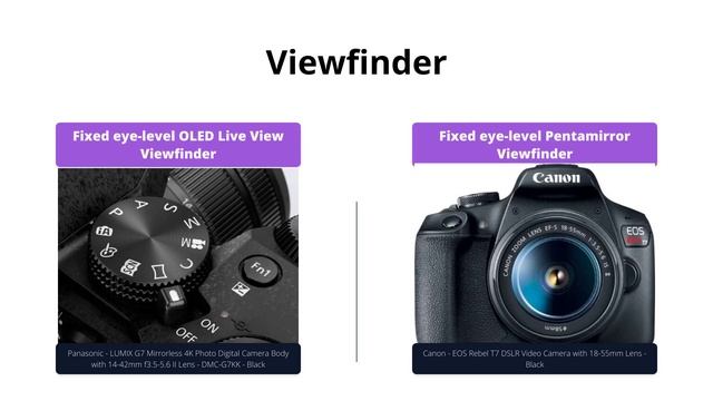 Comparing Panasonic & Canon Digital Cameras | LUMIX G7 vs EOS Rebel T7 смотреть онлайн