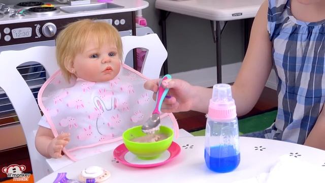 My Reborn Adeline's Daily Routine! смотреть онлайн