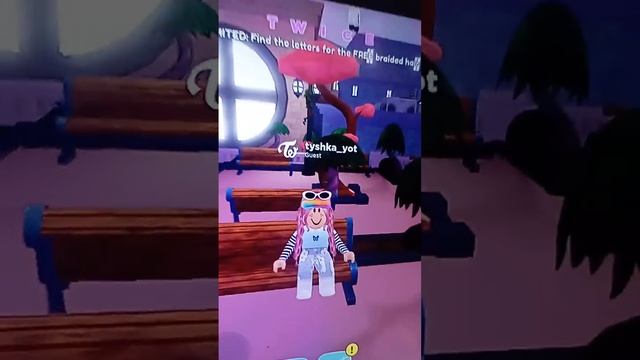 как получить бесплатние волоси в роблокс на карте Twice Square смотреть онлайн