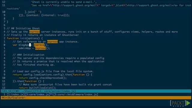 Mastering Express Web Application Development: ghost.org | packtpub.com смотреть онлайн