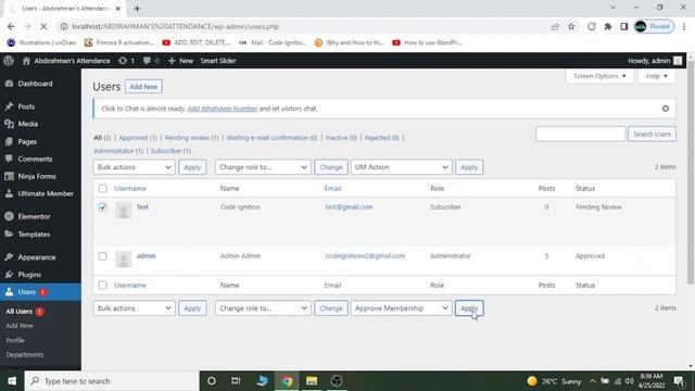 Online Employee Attendance System With Proper Clock In And Clock Out Functionality - WordPress Sit смотреть онлайн