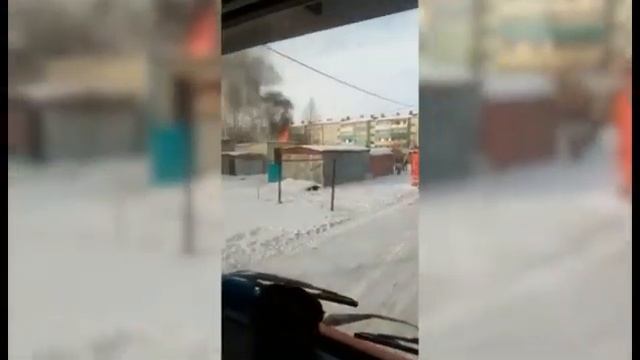 Пожар в Завитинске смотреть онлайн