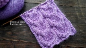 Оригинальная красивая коса спицами| Original beautiful braid knitting