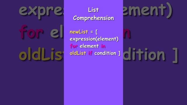 All about LIST COMPREHENSION | Ultimate Python ONE Liner смотреть онлайн